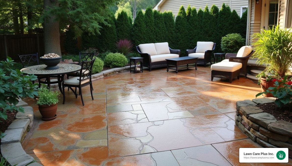 Your Local Guide to Stamped Concrete Patio Installers