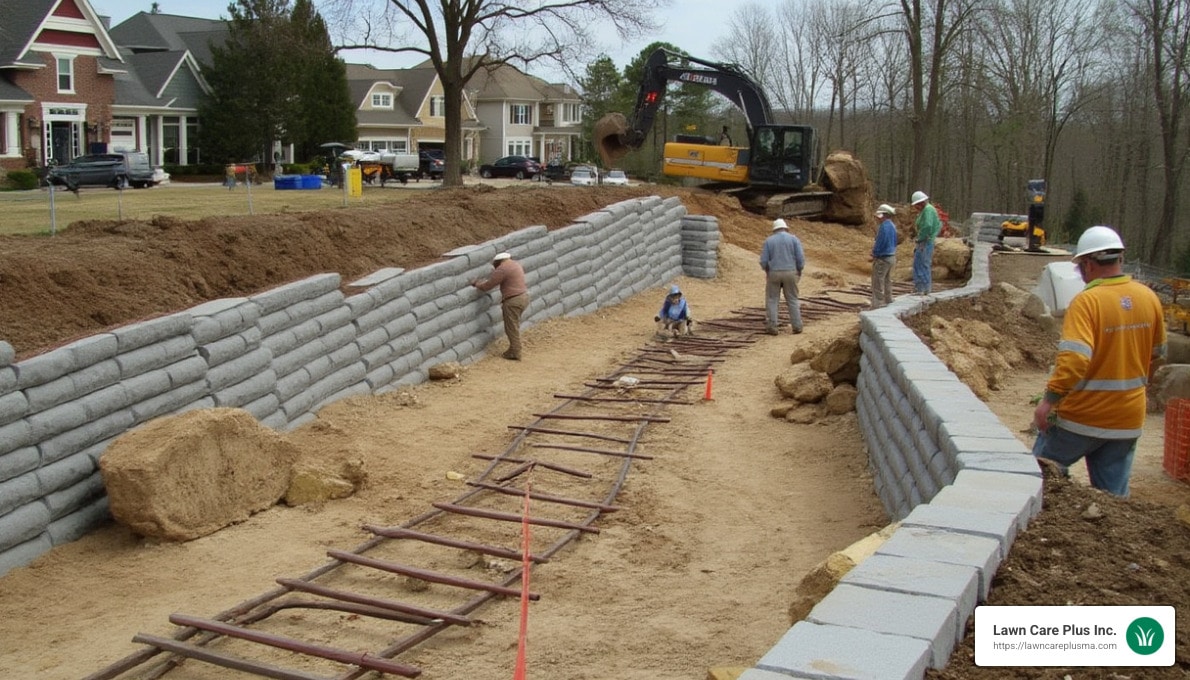 Your Guide to Hiring the Perfect Retaining Wall Contractor